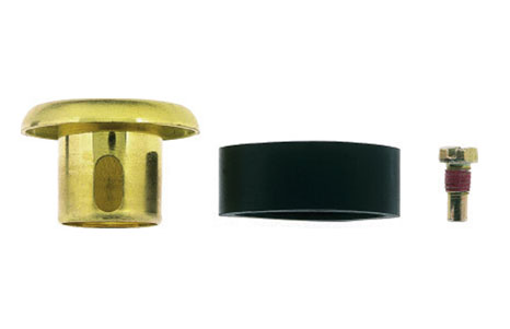 Claw male thread coupling with brass seal