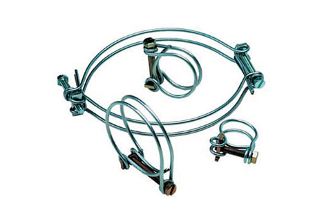 Wire hose clip