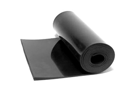 Fine-grooved rubber mat - SBR quality 70°