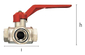 Three-way ball valves, Form T